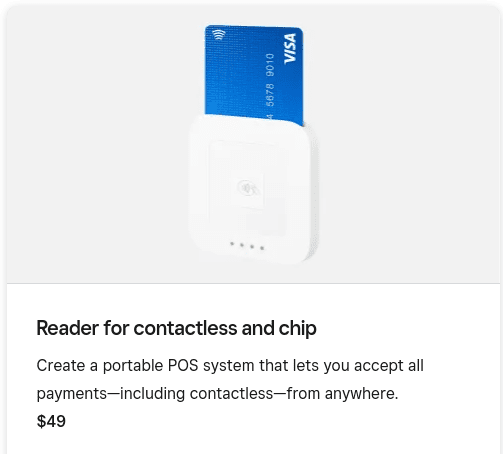 Square contactless reader 