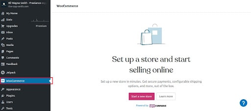 woocommerce Store Setup