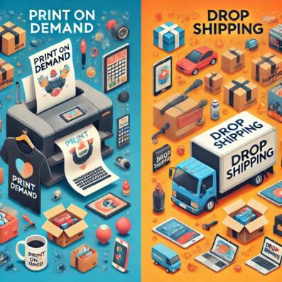 Print on demand vs Drop shipping